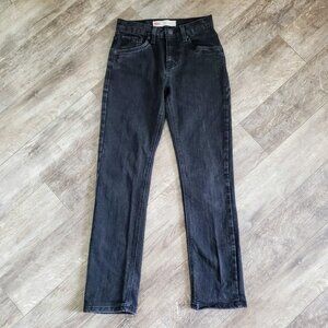 Levi's 511 Slim Faded Black Jeans Boys 14R